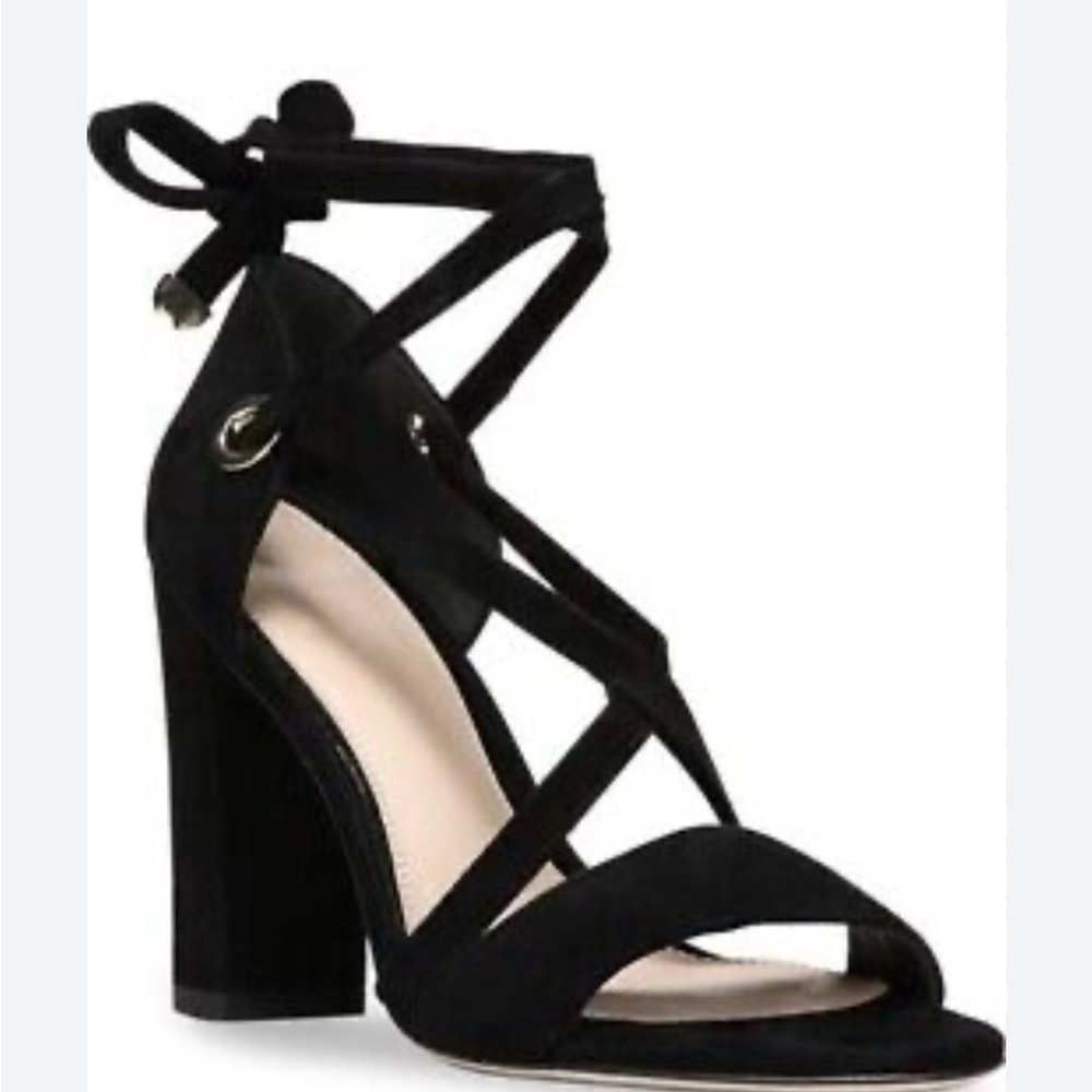 Elegant Black Strappy Heels